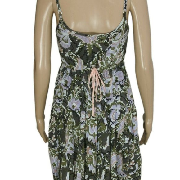 Free People Lilian Floral Embellished Tank Dress S - Picture 4 of 4